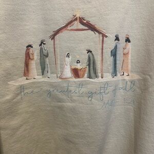 Nativity seen Heavy Blend Beige Sweatshirt